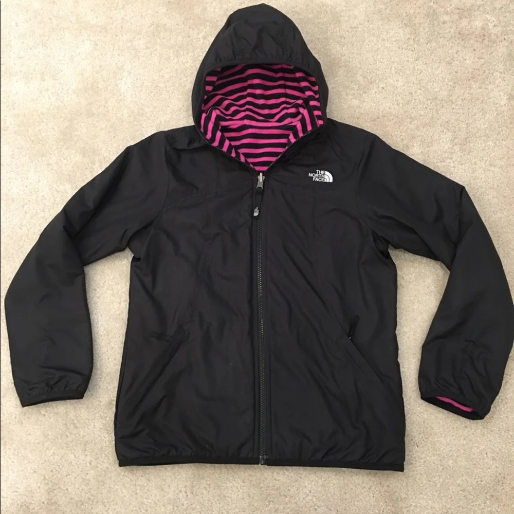 The North Face Girls Reversible Comet Wind Jacket